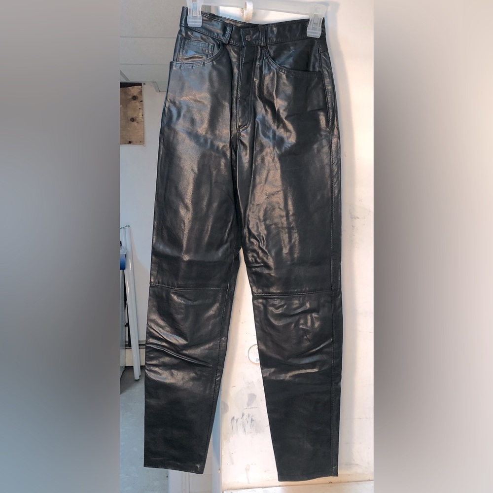 Unisex leather pant